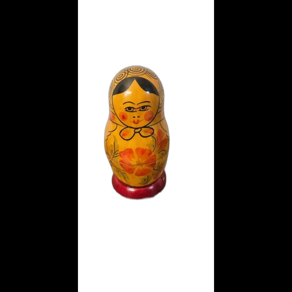 Vintage USSR Russian Matryoshka Nesting Dolls Hand Painted Wooden Se--ITEM #2647